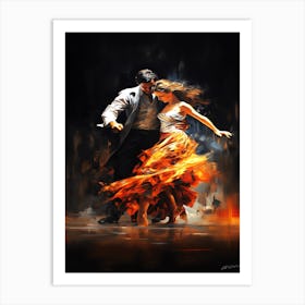 Passionate Flamenco - Flamenco Dancers Art Print