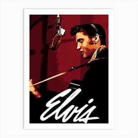 Elvis Presley 6 Art Print