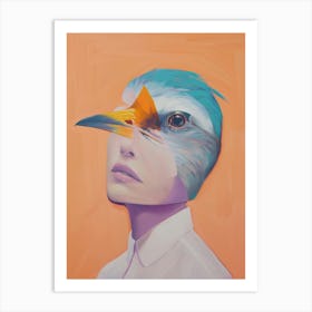 Bird In Head Art Print