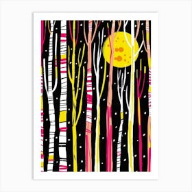 Birch Trees 16 Art Print