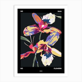 No Rain No Flowers Poster Orchid 2 Art Print