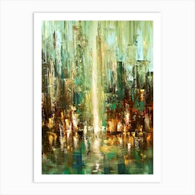 Cityscape Canvas Print Art Print