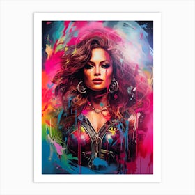 Jennifer Lopez Art Print