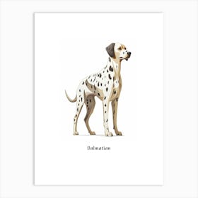 Dalmatian Kids Animal Poster Art Print