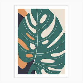 Monstera Leaf 8 Art Print