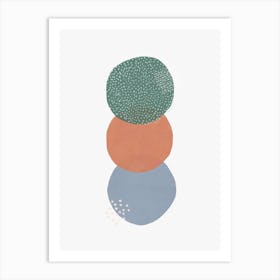 Abstract Soft Circles Part 2 Art Print