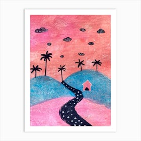 Road To The Beach 1 Art Print