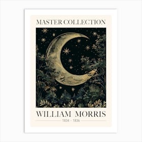 William Morris Golden Moon Art Print