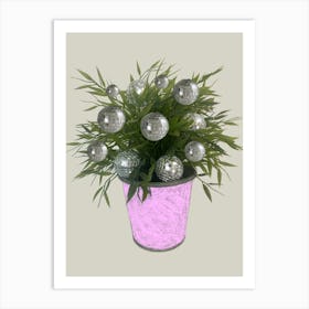 Disco Ball Plant Art Print