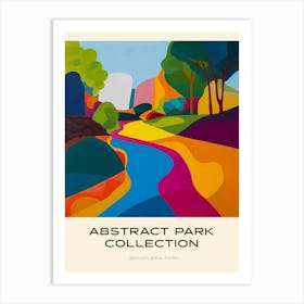 Abstract Park Collection Poster Ibirapuera Park Salvador 1 Art Print