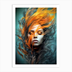 Flames Of Fire Art Print