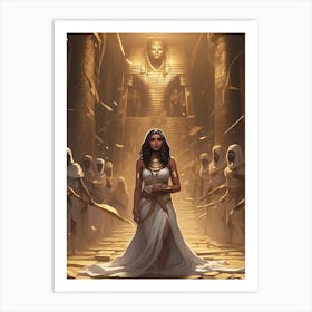 Pharaonic girl Art Print