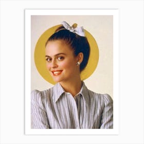 Alicia Silverstone Retro Collage Movies Art Print