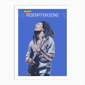 Redemption Song Bob Marley Art Print