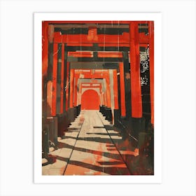 Fushimi Inari Taisha Vintage Art Print