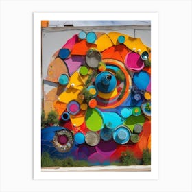 Colorful Pots Art Print