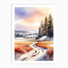 Landscape Painting Art Print