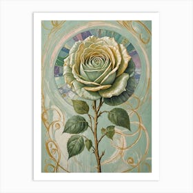 Delicate Rose Art Print