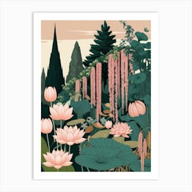 Lotus Lily Art Print