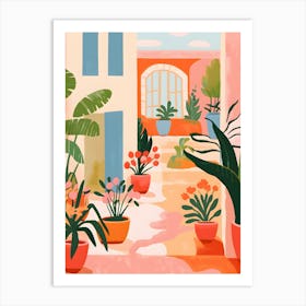 Garden Of Potted Plants Art Print