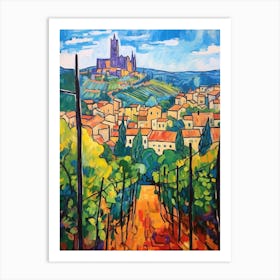 Orvieto Italy 1 Fauvist Painting Art Print