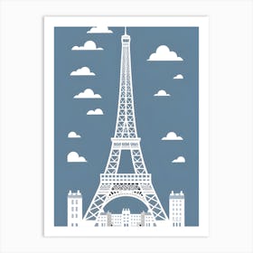 Paris Eiffel Tower Art Art Print