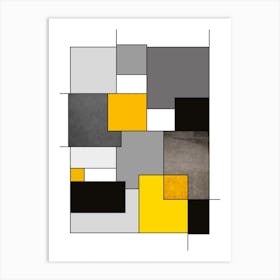 Mondrian No 145 Art Print