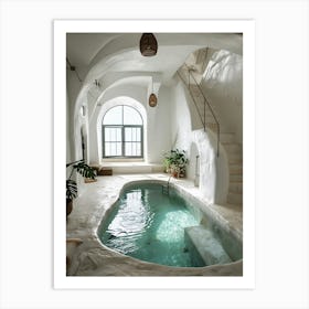 Pool In A House Art Print