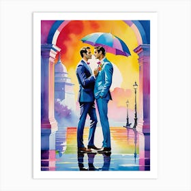 Gay Love Art Print