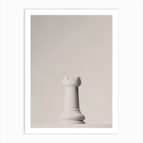 CHESS - The White Rook I Art Print