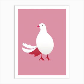 Minimalist Coot 1 Illustration Art Print