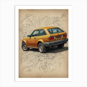 Bmw E30 1 Art Print