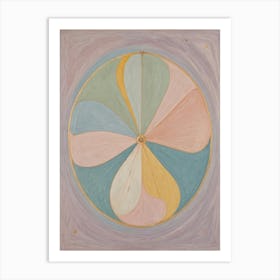 Pastel Dream Wheel Art Print