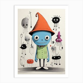 Gnome Art Print