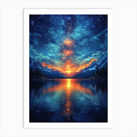 Starry Night 173 Art Print