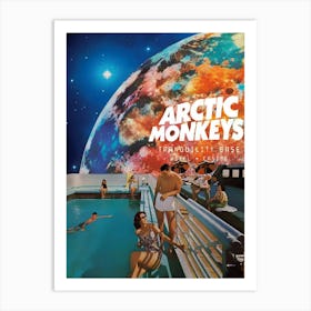 Arctic Monkeys Tranquility Base Hotel Casino Vintage Poster Unframed Art Print