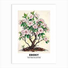 Ebony Tree Storybook Illustration 4 Poster Art Print