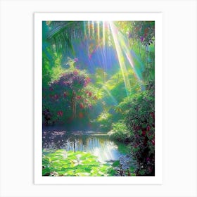 Nong Nooch Tropical Garden, Thailand Classic Painting Art Print