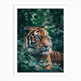 Tiger In The Jungle 2 Art Print