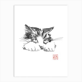 Boudeur Cat Art Print