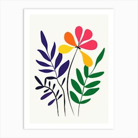 Colorful Flowers 7 Art Print