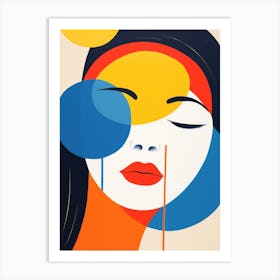 Asian Woman 3 Art Print