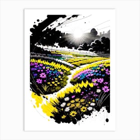 Field Of Flowers 1 Art Print