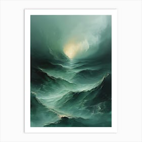 Poster Geo Nature Paint 19 Art Print