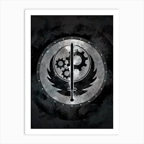 Fallout Brotherhood of Steel Art Print