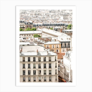 Paris Rooftops Art Print