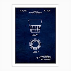 Whiskey Glass 1939 Art Print