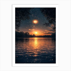 Starry Night 170 Art Print