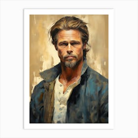 Brad Pitt (2) Art Print