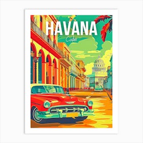 Havana Travel Art Print